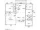 Detailed first floor plan of a house layout including rooms and dimensions at 17031 Sw 20Th Court Rd, Ocala, FL 34473