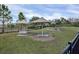 Dog park with benches and shade structures at 17584 Saw Palmetto Ave, Clermont, FL 34714