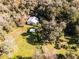 Aerial view of a home nestled in a lush, wooded landscape at 2675 Van Arsdale St, Oviedo, FL 32765