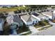 Overhead view highlighting this lovely home's lawn, landscaping, and ideal position on a quiet neighborhood street at 2950 Timber Hawk Cir, Ocoee, FL 34761