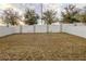 Expansive backyard with privacy fence and potential for landscaping at 2950 Timber Hawk Cir, Ocoee, FL 34761