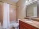 Bathroom with shower/tub combo and granite vanity at 2984 Cedar Glen Pl, Oviedo, FL 32765