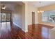 Bright dining room with hardwood floors and chandelier at 2984 Cedar Glen Pl, Oviedo, FL 32765