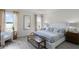 Main bedroom with a king-size bed and large windows at 2986 Salisbury Ave, Haines City, FL 33844