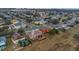 Aerial view of the house and surrounding neighborhood at 3433 Glossy Leaf Ln, Clermont, FL 34711