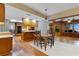 Kitchen breakfast nook with wood table and chairs at 4108 Downeast Ln, Windermere, FL 34786