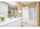 Clean bathroom with shower/tub combo and vanity at 5012 Shoreway Loop # 10207, Orlando, FL 32819