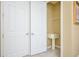 Bedroom closet with double doors and a safe at 5012 Shoreway Loop # 10207, Orlando, FL 32819