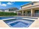 Relaxing pool and spa with a view of the house at 7723 Graben St, Kissimmee, FL 34747