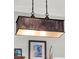 Rustic rectangular light fixture with a distressed finish at 833 Ellwood Ave, Orlando, FL 32804