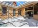 Covered patio area adjacent to the pool and spa at 10 Broadwater Dr, Ormond Beach, FL 32174