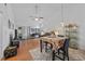 Open dining area with wood floors and fall decor at 194 Post Way, Casselberry, FL 32707