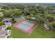 Aerial view of community tennis courts at 194 Post Way, Casselberry, FL 32707