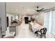 Bright dining room with table and chairs, adjacent to kitchen at 209 San Carlo Rd, Davenport, FL 33896