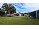 Private backyard with pool and detached garage at 2405 Se 157Th Lane Rd, Summerfield, FL 34491