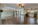 Spacious living area with wood floors and high ceilings at 2405 Se 157Th Lane Rd, Summerfield, FL 34491