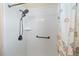 Updated shower with grab bar and dual shower heads at 2643 Borinquen Dr, Kissimmee, FL 34744