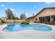 Refreshing kidney-shaped pool, perfect for relaxation at 4960 Se 37Th Ct, Ocala, FL 34480