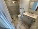 Updated bathroom with new vanity and shower at 6034 Westgate Dr # 202, Orlando, FL 32835