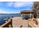 Private boat dock with covered area at 9213 Foxhall Ct, Orlando, FL 32819