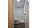 Clean bathroom with a shower and toilet at 9868 6Th Ave, Orlando, FL 32824