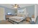 Comfortable bedroom with a queen-size bed and TV at 1296 W Wellington Dr, Deltona, FL 32725