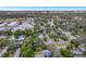 Home's aerial view showcases surrounding area and amenities at 1300 E Kaley St, Orlando, FL 32806