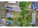 Aerial view showcasing home and surrounding property lines at 1300 E Kaley St, Orlando, FL 32806