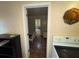 View into bedroom from kitchen area at 1504 Laun Pl, Lakeland, FL 33803