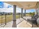 Spacious balcony overlooking the golf course at 1549 Corolla Ct, Reunion, FL 34747