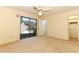 Bedroom that opens to a view of the pool and backyard at 2201 Sunderland Rd, Maitland, FL 32751