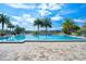 Relaxing resort-style pool surrounded by palm trees at 2507 Yellow Brick Rd, St Cloud, FL 34772