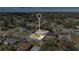 Aerial view highlighting a single-Gathering home's location in a neighborhood at 4806 Hollyberry Dr, Orlando, FL 32812