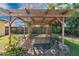 Relaxing pergola in the backyard garden at 4806 Hollyberry Dr, Orlando, FL 32812