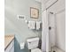 Simple bathroom with shower and toilet, featuring neutral tones at 506 N Dillard St, Winter Garden, FL 34787