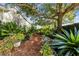 Landscaped path leading through the backyard garden at 506 N Dillard St, Winter Garden, FL 34787