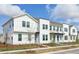 Modern townhome community with three-story units at 6581 Quest St, St Cloud, FL 34771