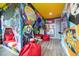 Superhero-themed bedroom with bunk beds and beanbag chairs at 801 Golden Bear Dr, Kissimmee, FL 34747