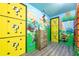 bedroom with fun Mario theme and dresser at 801 Golden Bear Dr, Kissimmee, FL 34747