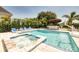 Stunning pool with built-in spa and spacious patio at 801 Golden Bear Dr, Kissimmee, FL 34747