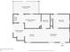 Floor plan showcasing bedrooms, kitchen, and living room at 922 Wyoming Ave, St Cloud, FL 34769