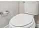 White toilet with closed lid at 9457 Randal Park Blvd, Orlando, FL 32832