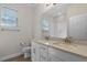 Bathroom with double vanity and a shower at 9693 Lost Creek Dr, Winter Garden, FL 34787