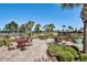 Enjoy outdoor dining at one of these shaded picnic tables at 9693 Lost Creek Dr, Winter Garden, FL 34787