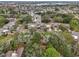 Scenic aerial view of townhomes surrounded by lush trees in a well-maintained community at 1106 Woodbine St, Fern Park, FL 32730