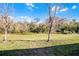 Backyard with grassy area and mature trees at 2909 Econ Landing Blvd, Orlando, FL 32825