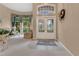 Bright and spacious foyer with large windows and tile floor at 3683 Half Moon Dr, Orlando, FL 32812