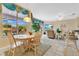 Gathering room features a large TV, comfortable seating, and access to the pool area at 3683 Half Moon Dr, Orlando, FL 32812