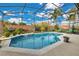 Screened pool and patio with ample seating at 3683 Half Moon Dr, Orlando, FL 32812