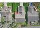 An aerial view of a single Gathering home featuring a well manicured lawn at 654 Boniview Ln, Altamonte Springs, FL 32714
